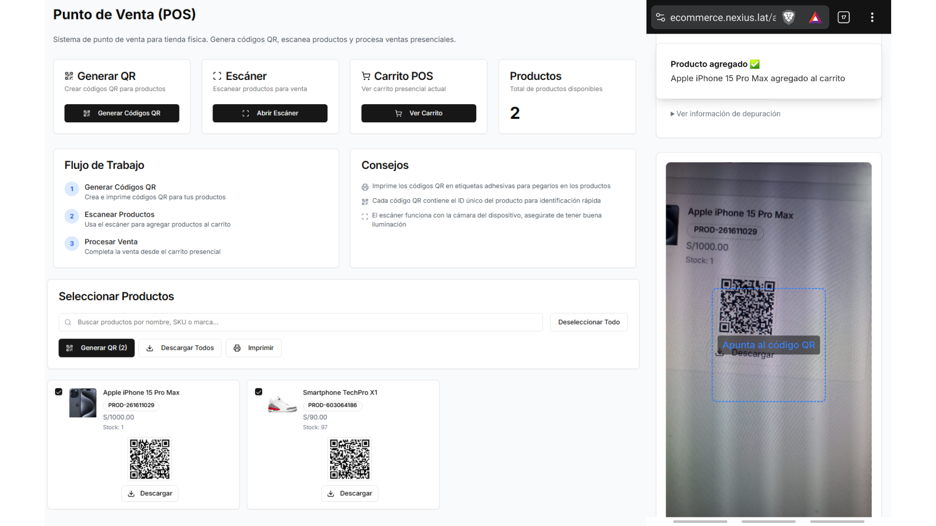 Sistema Web E-Commerce - Imagen 3