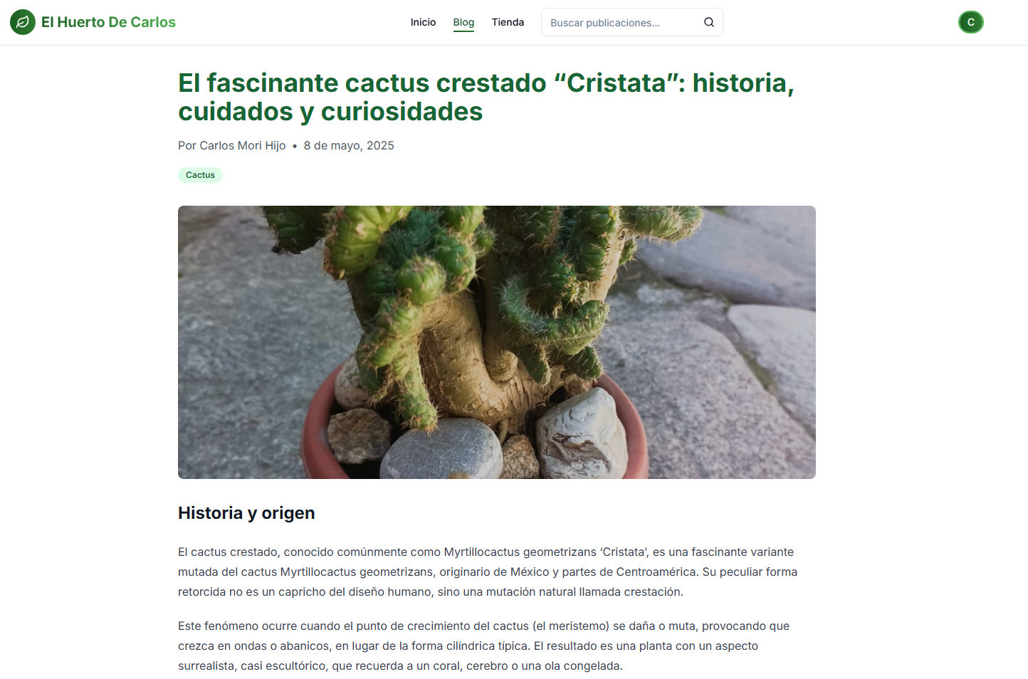 El Huerto De Carlos - Blog/Tienda - Imagen 1